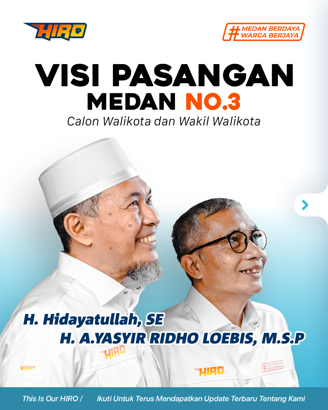 Visi Pasangan Hidayatullah-Yasyir Ridho Loebis untuk Medan Berdaya dan Berjaya di Pilkada Medan 2024